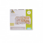 Χαρακτηριστικά Προϊόντος:Πτυσσόμενο Ξύλινο Κουκλόσπιτο&nbsp;MONI Toys.