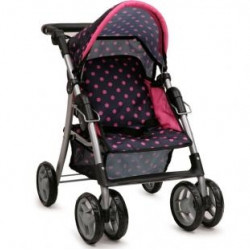ΚΑΡΟΤΣΙ ΚΟΥΚΛΑΣ CANGAROO PINKY DOTS 9352 ΡΟΖ ΜΑΥΡΟ 3800146256449