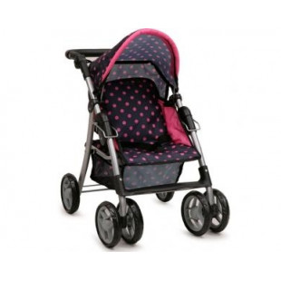 ΚΑΡΟΤΣΙ ΚΟΥΚΛΑΣ CANGAROO PINKY DOTS 9352 ΡΟΖ ΜΑΥΡΟ 3800146256449