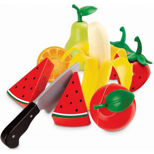 Hape Healthy Fruit Playset Σετ Υγιεινής Διατροφής Φρούτα 9 Τεμ E3171A