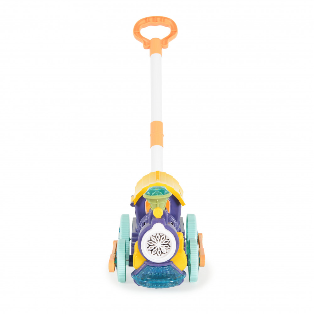 Η φωτογραφία δείχνει Τρένο με μηχανισμό για φούσκες της εταιρείας&nbsp;Cangaroo.