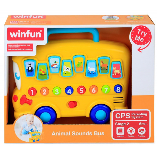 Winfun Λεωφορείο με Ήχους Ζώων Animal Sounds Bus (403214)