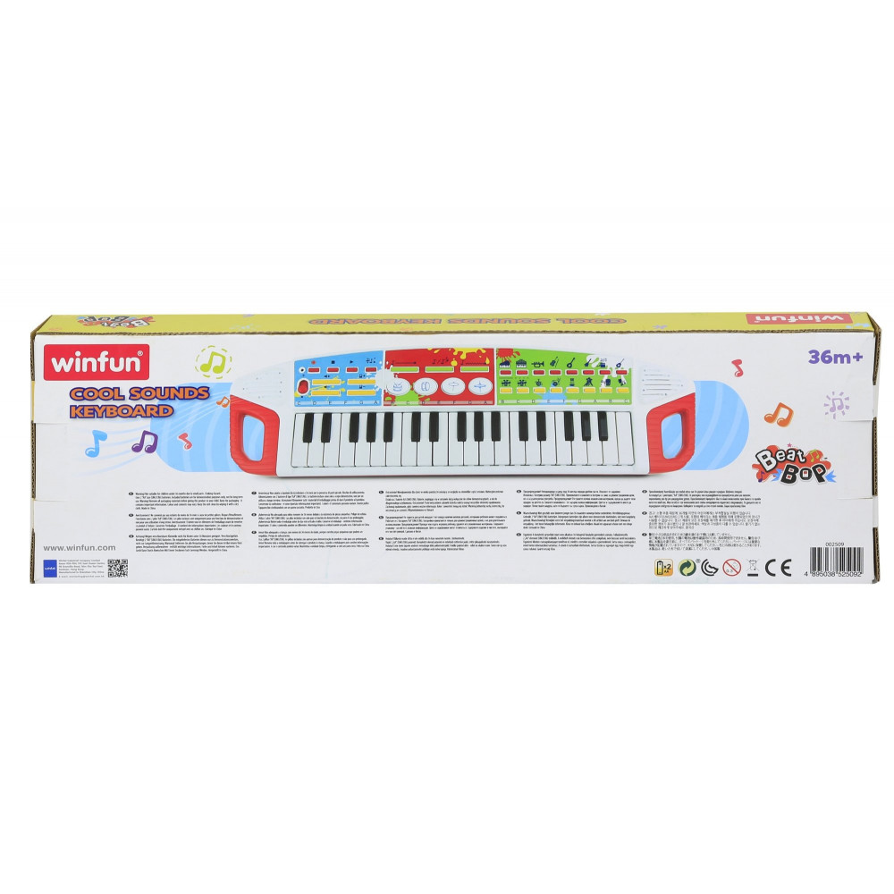 Winfun Beat Bop Ηλεκτρονικά ντραμςΑρμόνιο με 37 πλήκτρα και στερεοφωνικό ήχο.
