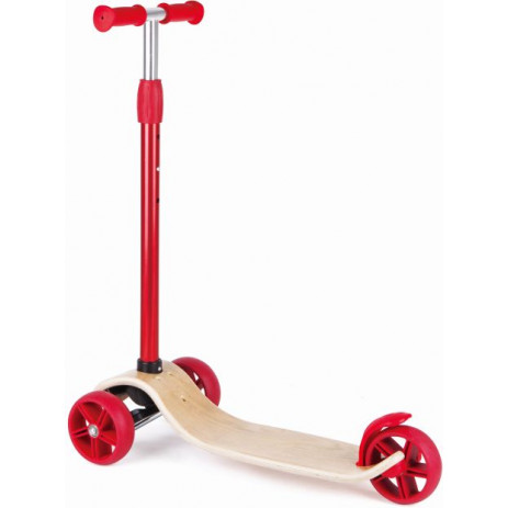 Hape Street Surfer Kick Scooter - Σκούτερ Με Πλατιά Βάση Για Ασφάλεια και Ρυθμιζόμενο Ύψος Τιμονιού -1Τεμ. E1053A