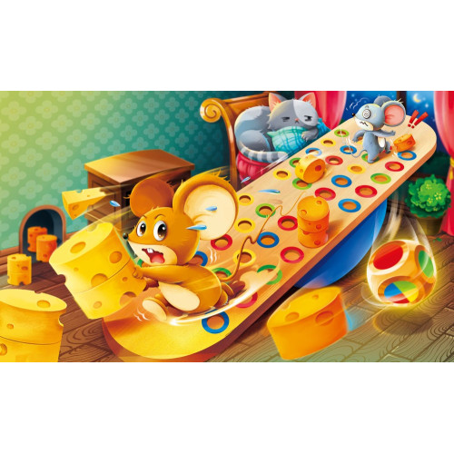 Hape Early Explorer Ξύλινο Balance Don't Wake Up The Cat (E1669A)