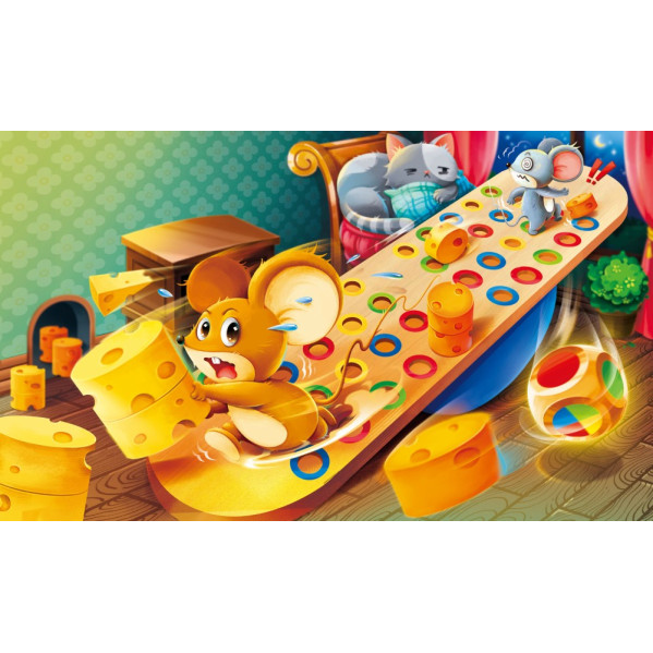 Hape Early Explorer Ξύλινο Balance Don't Wake Up The Cat (E1669A)