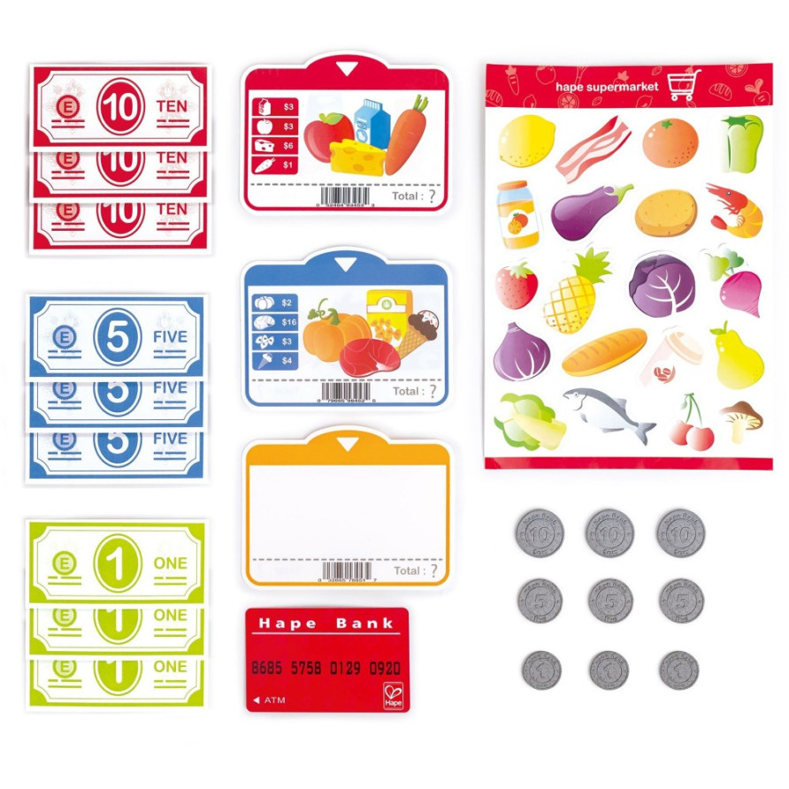 Hape Early Explorer Ξύλινη Ταμειακή Μηχανή Beep N Buy (E3184A)
