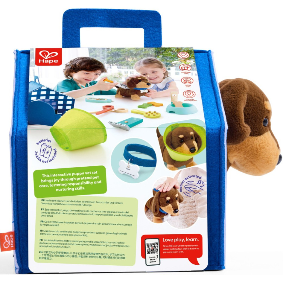 Hape Role Play Puppy Care Clinic Set (E3229A)