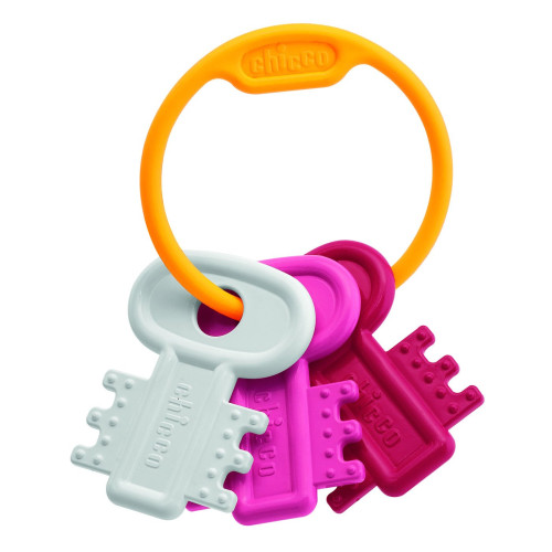 Μασητικά Χρωματιστά Κλειδιά Ροζ 3-18m Chicco Y02-63216-10