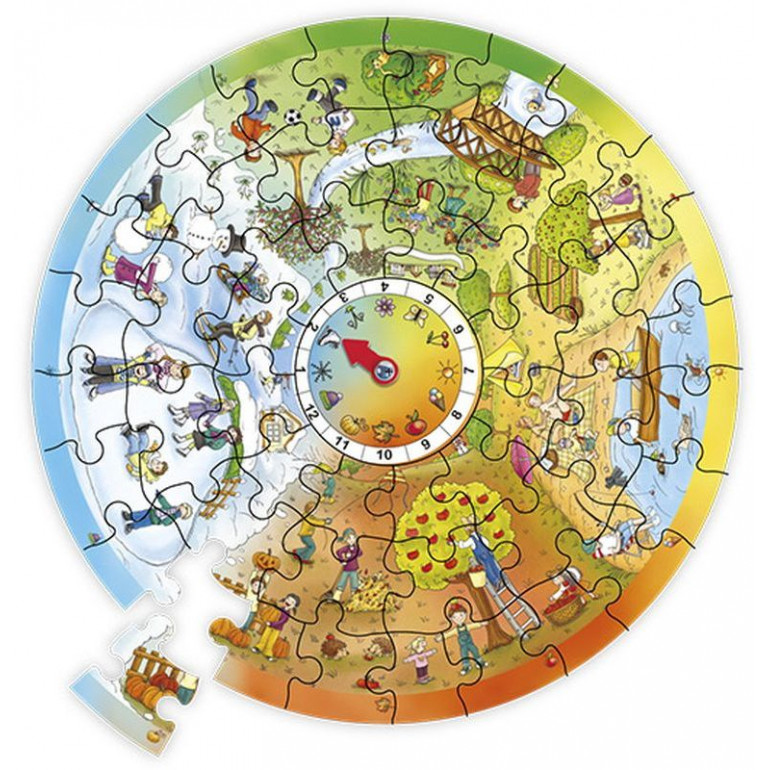 EurekaKids Παζλ Μαθαίνω Τις Εποχές-49 κομμάτια (68217015).