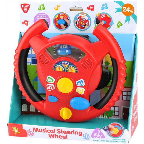 Playgo Τιμονιέρα Musical Steering Wheel B/O (2452)
