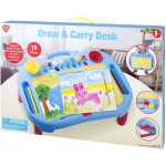 Playgo Τραπέζι Ζωγραφικής Draw & Carry Desk 19Τμχ (7361).