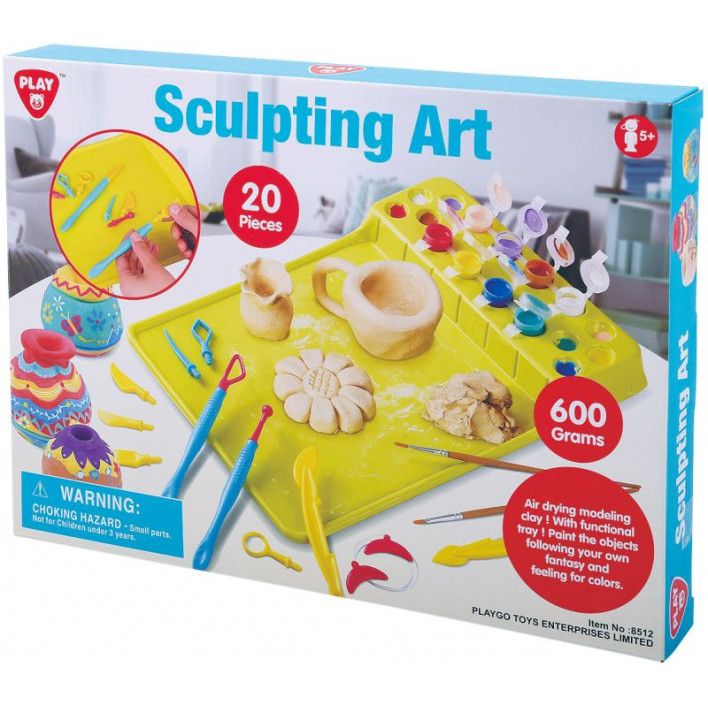 Playgo Σετ Αγγειοπλαστικής 20Τμχ (8512)Κατάλληλο για 5+ ετών