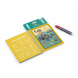 "Μαγικό Μπλοκ Ζωγραφικής Με Νερομαρκαδόρο - Θάλασσα" EUREKAKIDS 964001 