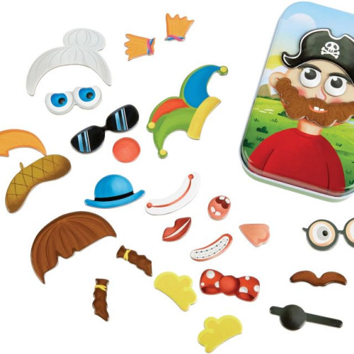 Hape Magnetic Funny Face Ταίριαξε τα Πρόσωπα Μαγνητικό 29 Τεμ E0476A