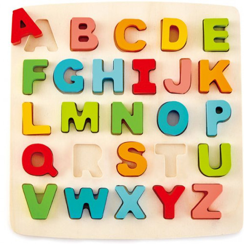 Hape Chunky Alphabet Puzzle Παζλ Μαθαίνω το Αγγλικό Αφλάβητο 27 Τεμ E1551A