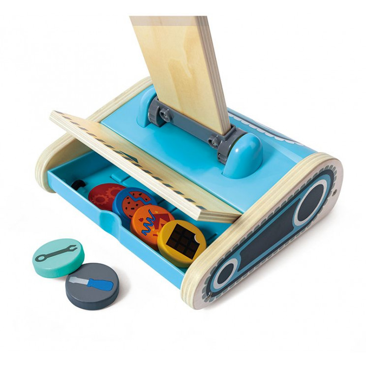 Hape Ξύλινη Ηλεκτρική Σκούπα (E3056A).