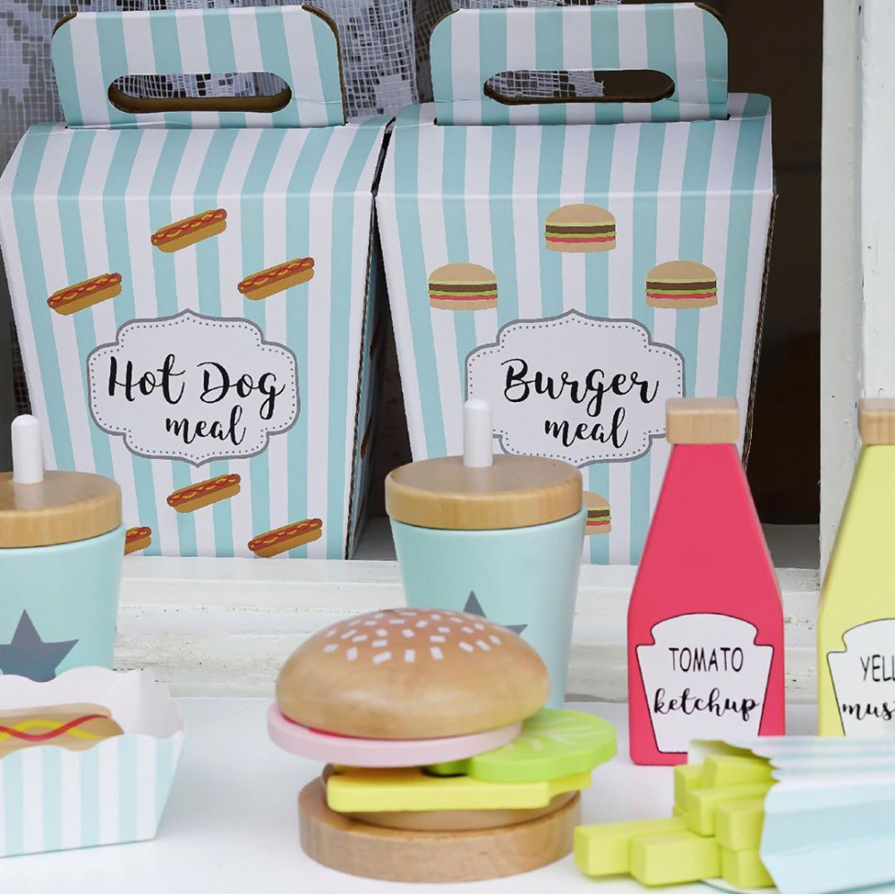 JABADABADO ΞΥΛΙΝΟ ΠΑΚΕΤΟ ΜΕ ΓΕΥΜΑ BURGER.