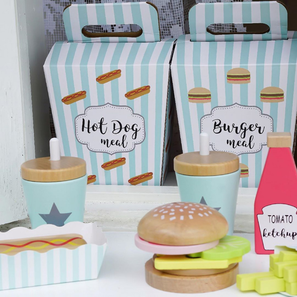 JABADABADO ΞΥΛΙΝΟ ΠΑΚΕΤΟ ΜΕ ΓΕΥΜΑ BURGER.