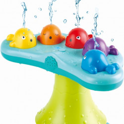 Hape Musical Whale Fountain Μουσικές Φαλαινίτσες Μπάνιου 1 Τεμ E0218A