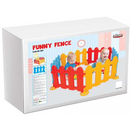 Παιδικός φράχτης της εταιρείας Pilsan αποτελούμενος απο 6 κομμάτιαΕύκολη συναρμολόγηση Διαθέτει βάσεις στήριξης των κομματιώνΔιαστάσεις : 72.