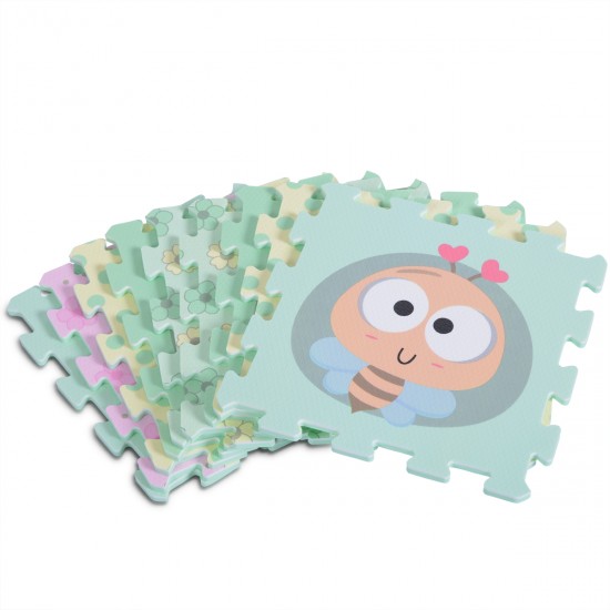 Αναλυτικά χαρακτηριστικά:Αντιολισθητική επιφάνειαΕκτύπωση θερμικής μεταφοράςΠεριέχει 9 τεμάχιαΥποστηρίζει την ανάπτυξη της αντίληψης του χρώματος και των λεπτών κινητικών δεξιοτήτων από νεαρή ηλικίαΚατασκευασμένο από μαλακό ελαστικό αφρό EVA, με εξαιρετική λειτουργία θερμομόνωσηςΚατάλληλο για παιδιά