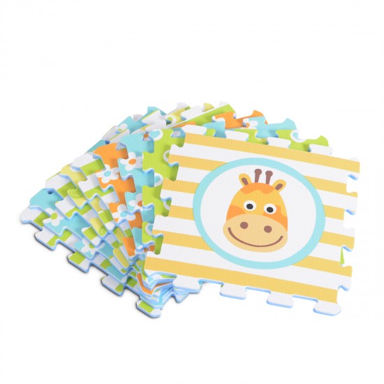 Αναλυτικά χαρακτηριστικά:Αντιολισθητική επιφάνειαΕκτύπωση θερμικής μεταφοράςΠεριέχει 9 τεμάχιαΥποστηρίζει την ανάπτυξη της αντίληψης του χρώματος και των λεπτών κινητικών δεξιοτήτων από νεαρή ηλικίαΚατασκευασμένο από μαλακό ελαστικό αφρό EVA, με εξαιρετική λειτουργία θερμομόνωσηςΚατάλληλο για παιδιά