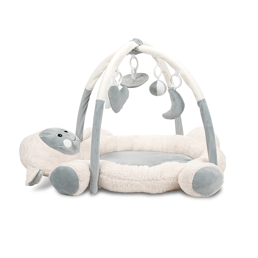 LORELLI ΒΡΕΦΙΚΟ ΓΥΜΝΑΣΤΗΡΙΟ ΔΡΑΣΤΗΡΙΟΤΗΤΩΝ PLUSH PLAY GYM MARY 95×95 CM WHITE&GREY 10300400001