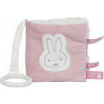 Μαλακό βιβλίο της εταιρείας Miffy σε λευκό-ροζ χρώμα.