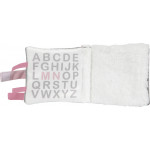 Μαλακό βιβλίο της εταιρείας Miffy σε λευκό-ροζ χρώμα.