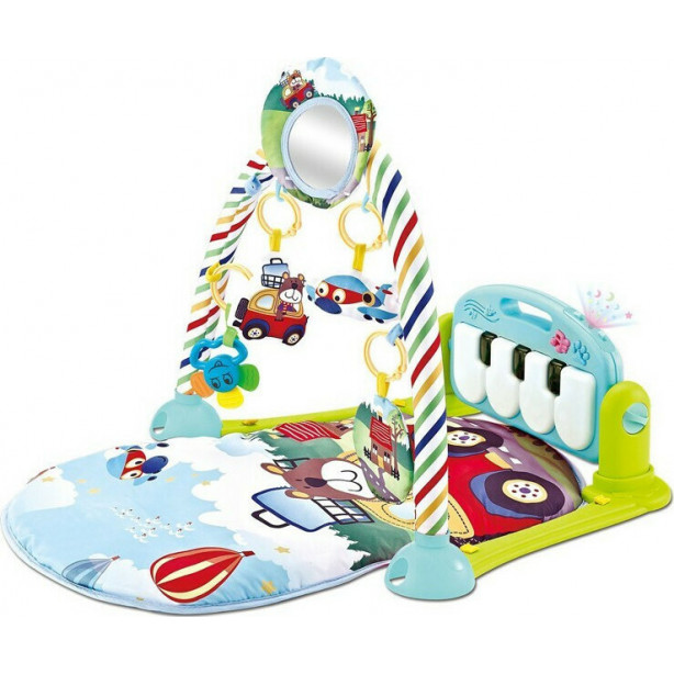 Κατάλληλο για χρήση από 0 έως 36 μηνώνΜουσικό πάνελ- πιάνο με 2 μελωδίεςBlutoothΠροτζέκτοραςΜπορεί να χρησιμοποιηθεί με 3 τρόπους:1 με το μωρό σε ξαπλωτή θέση 2 με το μωρό σε καθιστή θέση και 3 σαν χωριστό μουσικό παιχνίδιΔιαδραστικό παιχνίδιΒοηθά στην ανάπτυξη των αισθήσεων και κινητικών 