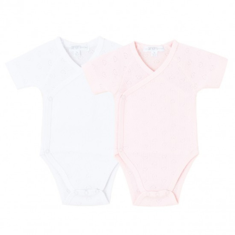 Η φωτογραφία δείχνει Σετ εσωρούχων 2 τεμαχίωνΚοντό μανίκι100% βαμβάκιOekotex 100Παιχνιδιάρικα σχέδιαΕύκολο άνοιγμα