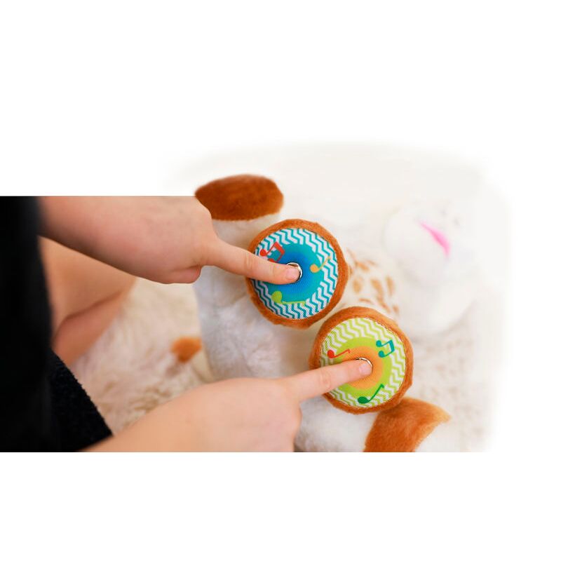 Η Σόφι η καμηλοπάρδαλη έκανε πάλι την έκπληξη!Ένα διαδραστικό παιχνίδι που μεταφέρει την μουσική από τον έναν στο άλλον με ένα άγγιγμα! Θα σας .