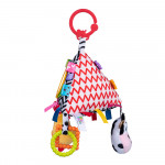 Η φωτογραφία δείχνει Κρεμαστό λούτρινο παιχίδι σε σχήμα πυραμίδα&nbsp;με ζώα της εταιρείας Bali Bazoo.