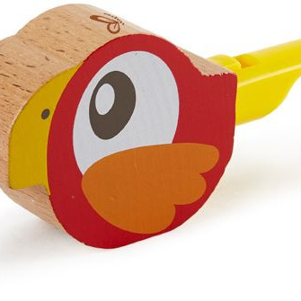 Hape Bird Call Whistle Σφυρίχτρα Ξύλινο Πουλάκι 1 Τεμ E0474