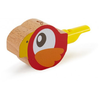 Hape Bird Call Whistle Σφυρίχτρα Ξύλινο Πουλάκι 1 Τεμ E0474