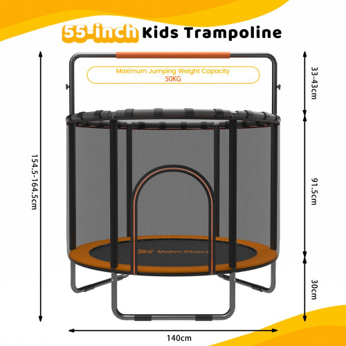 BEBE STARS ΤΡΑΜΠΟΛΙΝΟ ΜΕ ΔΙΧΤΥ 55" (140cm) 644-171