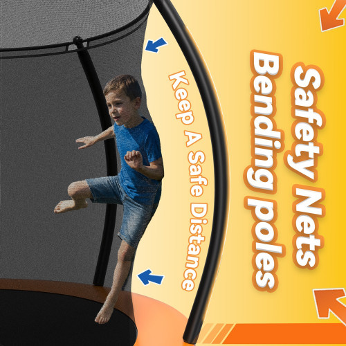 BEBE STARS ΤΡΑΜΠΟΛΙΝΟ ΜΕ ΔΙΧΤΥ 10FT (305cm) 648-171