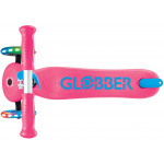 Globber Scooter Primo Plus Lights Fuchsia (442-610-4).