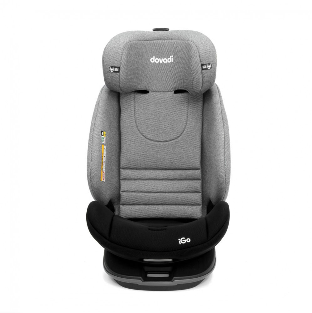 Κάθισμα Αυτοκινήτου iGo i-size 40-150cm Isofix 360° Black&Grey :Απολαύστε τη μέγιστη ευελιξία, ασφάλεια και άνεση που προσφέρει το παιδικό κάθισμα αυτοκινήτου Dovadi iGo i-size.
