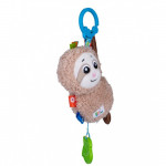 Η φωτογραφία δείχνει Bali Bazoo λούτρινο παιχνίδι, πολύχρωμο με κρεμαστές λεπτομέριες και μασητικό οδοντοφυίας