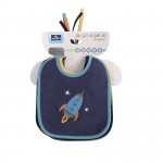 Lorelli σετ 7 τεμ σαλιάρες με πετσετέ ύφανση και χαρούμενα σχέδια.