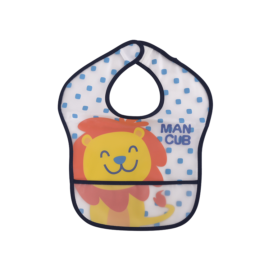 Lorelli σετ 2 τεμ αδιάβροχες σαλιάρες με τσέπη και χαρούμενα τυπώματα.