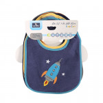 Η φωτογραφία δείχνει Lorelli σετ 7 τεμ σαλιάρες πετσετέ και χαρούμενα κεντημένα σχέδια.