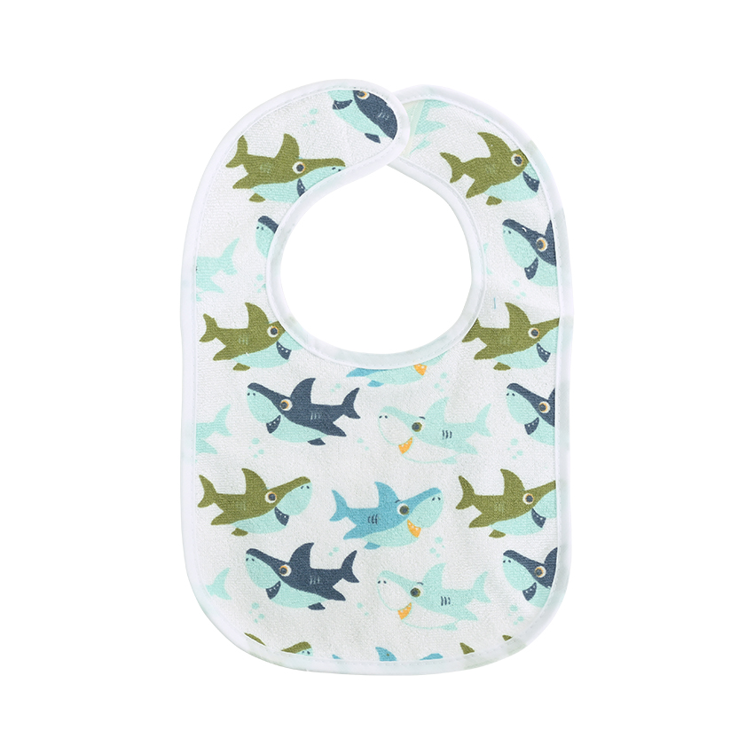 Lorelli σετ 7 τεμ σαλιάρες πετσετέ και χαρούμενα κεντημένα σχέδια.