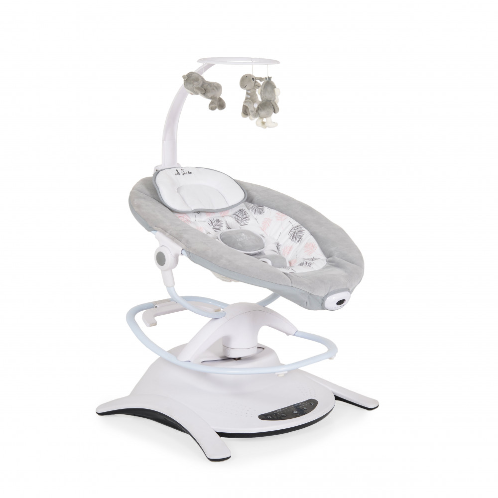 Η φωτογραφία δείχνει Η βρεφική κούνια La Scala είναι ένα πολυλειτουργικό προϊόν.