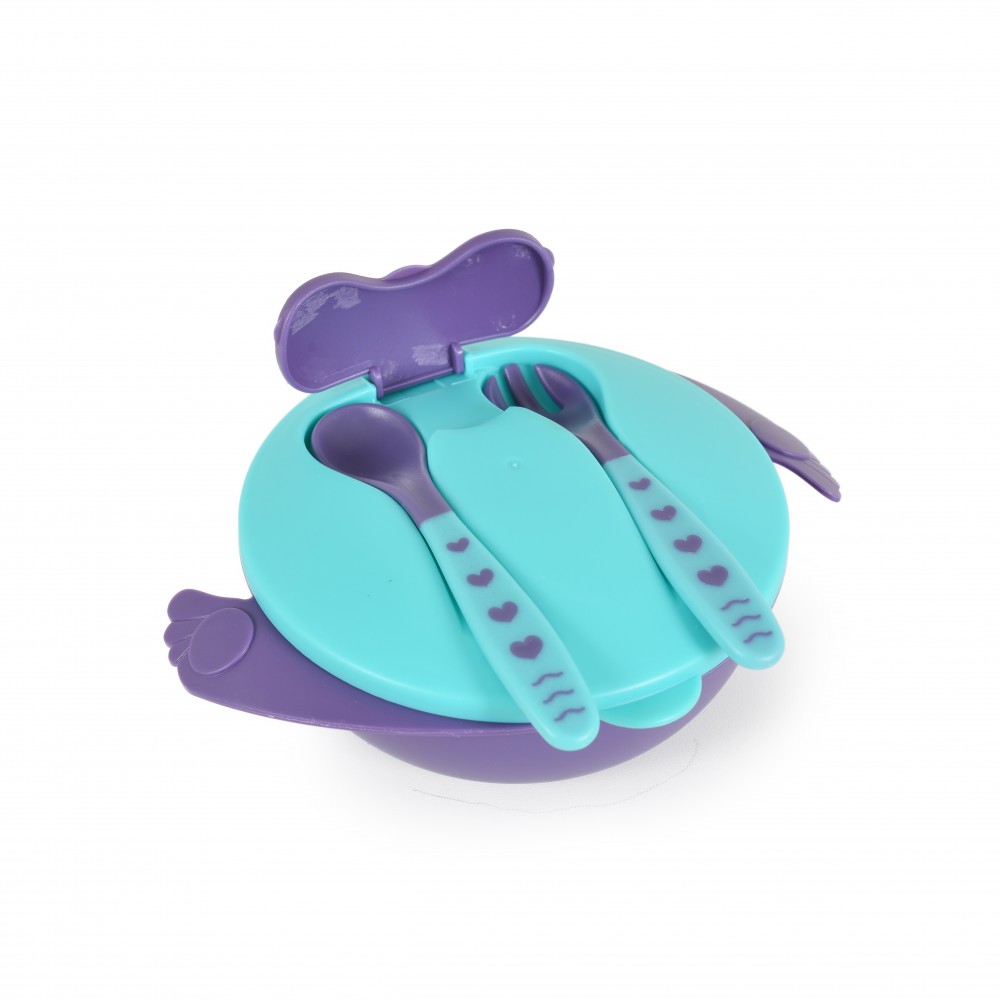 Βρεφικό σετ φαγητού κατάλληλο για βρέφη 6 μηνών + που ξεκινάνε το στάδιο απογαλακτισμού και περνάνε στις στερεές τροφές.