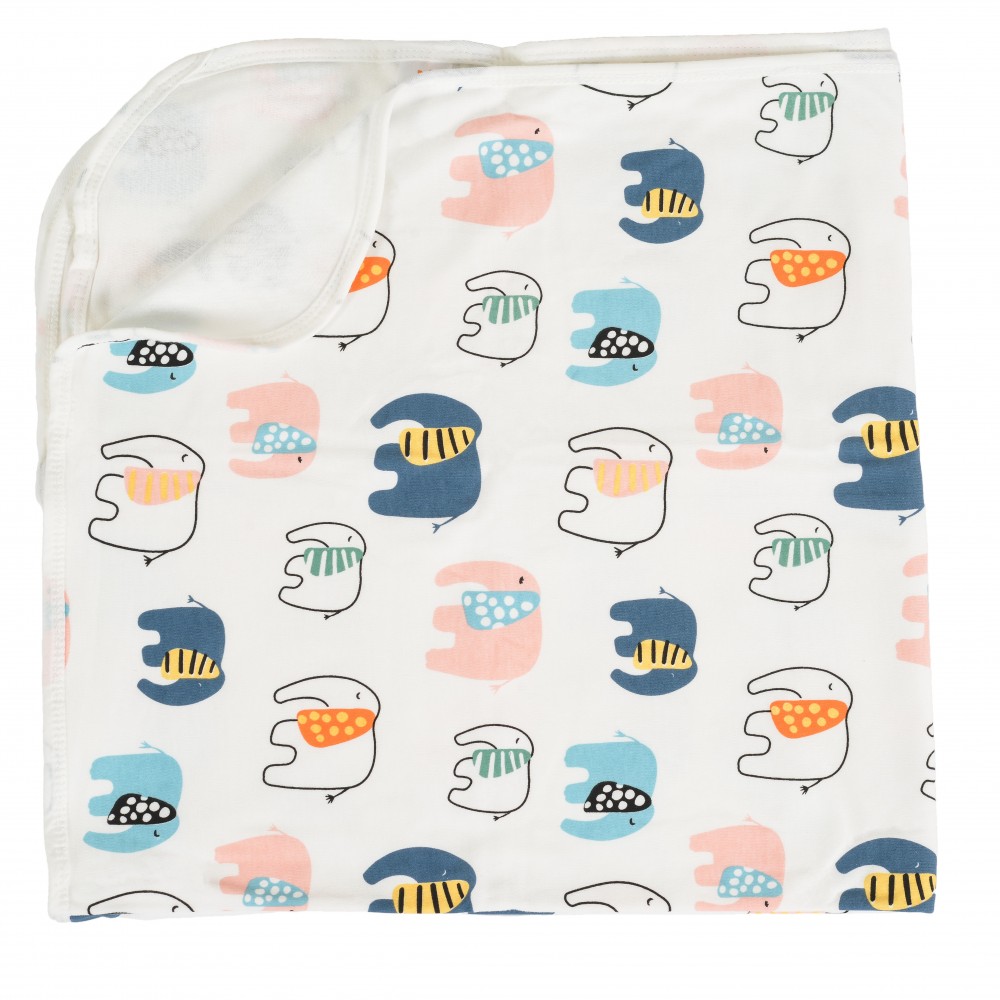 Βρεφική κουβέρτα αγκαλιάς και λίκνου της εταιρείας Cangaroo σε διαστάσεις 85x85 cmΜαλακή υφή, κατασκευασμένη απο 100% βαμβάκι και ΄βάρους 180gr