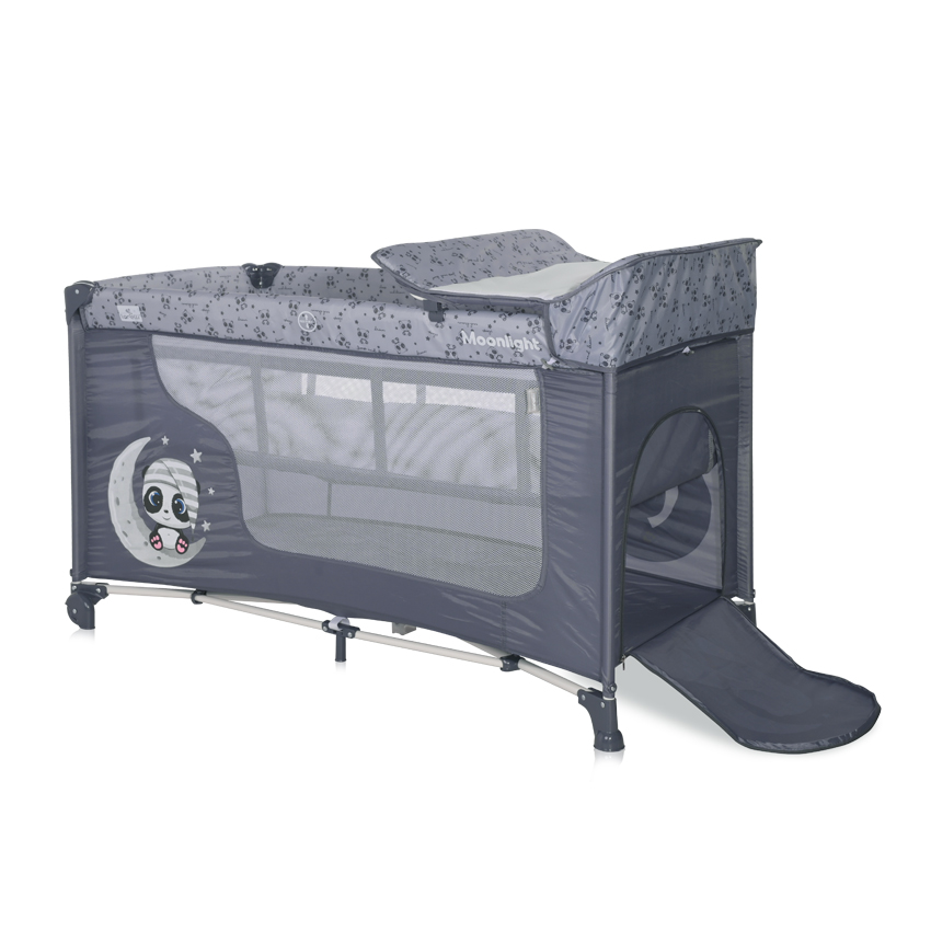 Η φωτογραφία δείχνει ΠΑΡΚΟΚΡΕΒΑΤΟ 2 ΕΠΙΠΕΔΩΝ ΤΗΣ ΕΤΑΙΡΕΙΑΣ LORELLI ΜΕ ΑΦΑΙΡΟΥΜΕΝΗ ΑΛΛΑΞΙΕΡΑΑΝΑΛΥΤΙΚΑ ΧΑΡΑΚΤΗΡΙΣΤΙΚΑ:Δεύτερο επίπεδο με φερμουάρ Ρόδες απο την μία μεριά για εύκολη μετακίνησηΑλλαξιέρα για αλλαγή πάναςΣτρώμα κατάλληλο μόνο για παιχνίδιΠλευρικό άνοιγμα με φερμουάρΠτυσσόμενο στο μικ