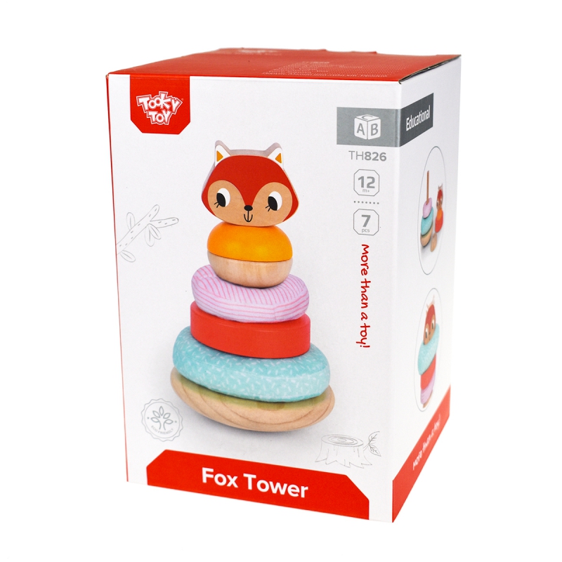 Σετ παιχνίδι στοίβαξης 7 τμχ της εταιρείας Tooky toy.